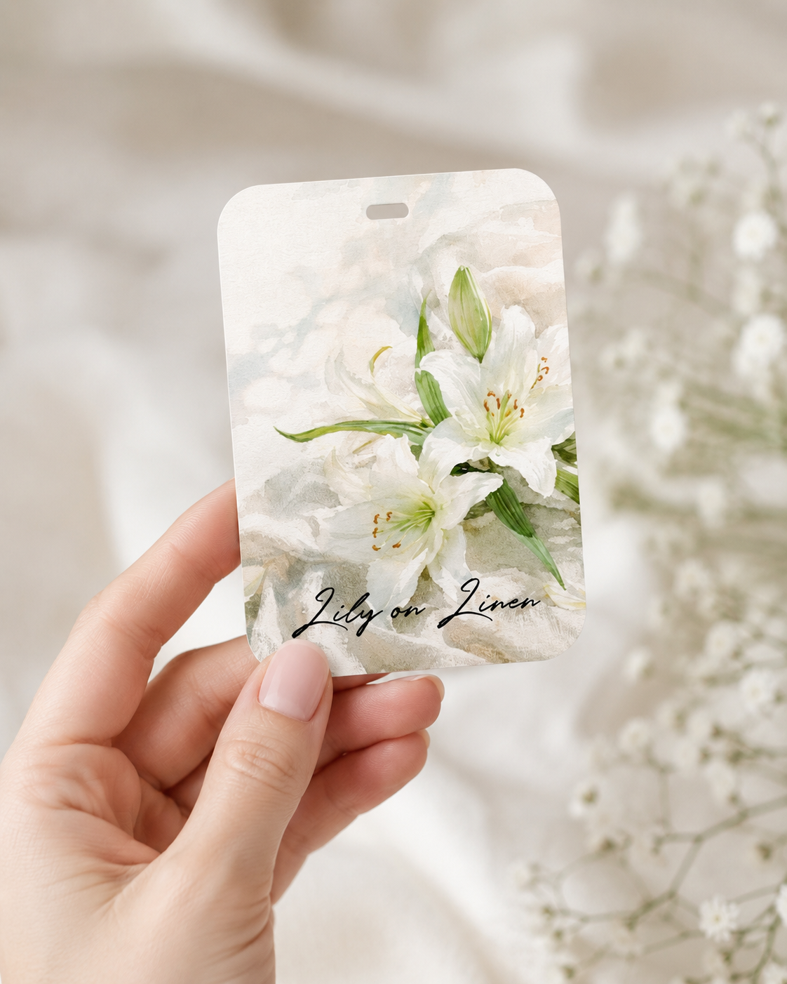 Lily on Linen - Set of 6