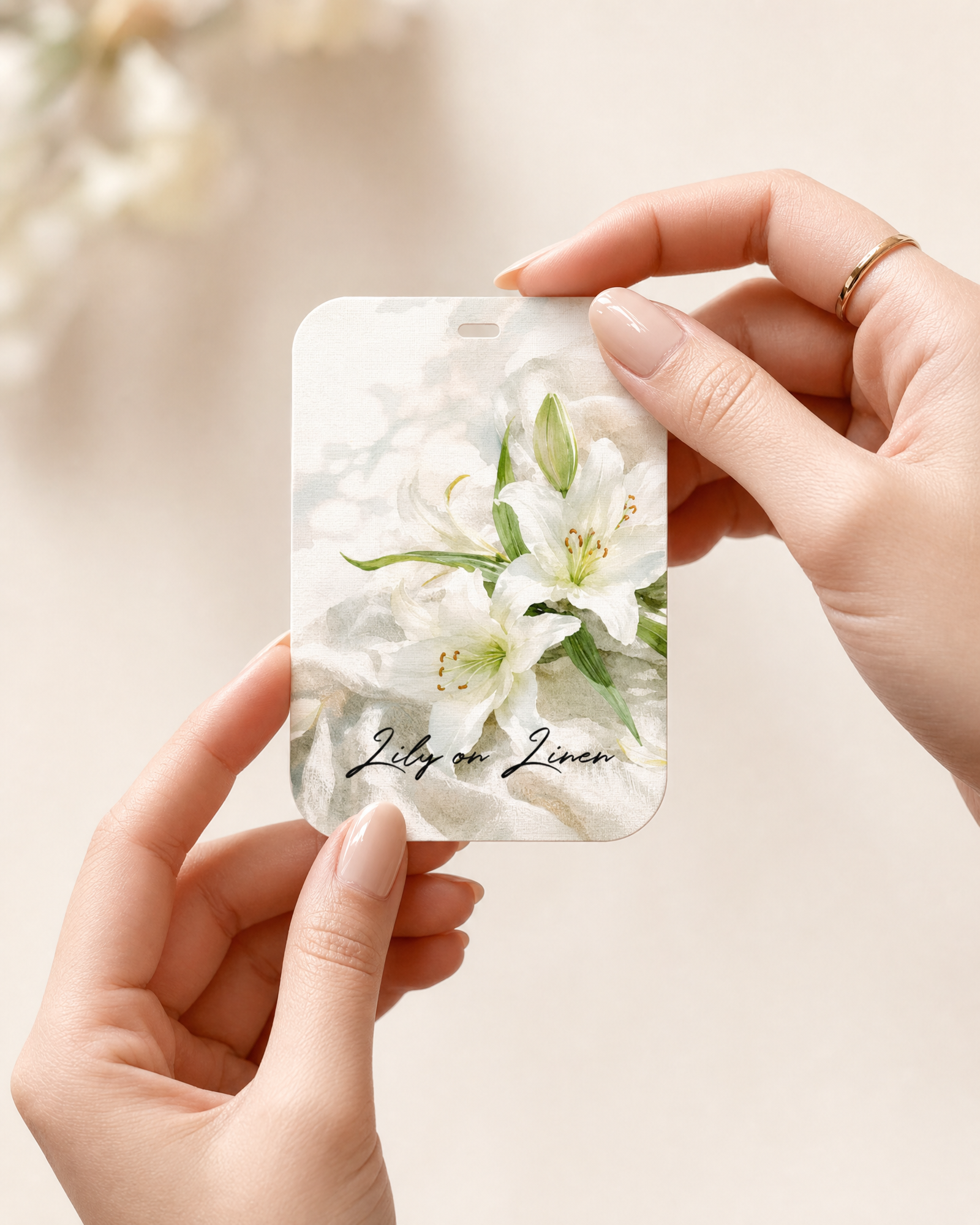 Lily on Linen - Set of 6