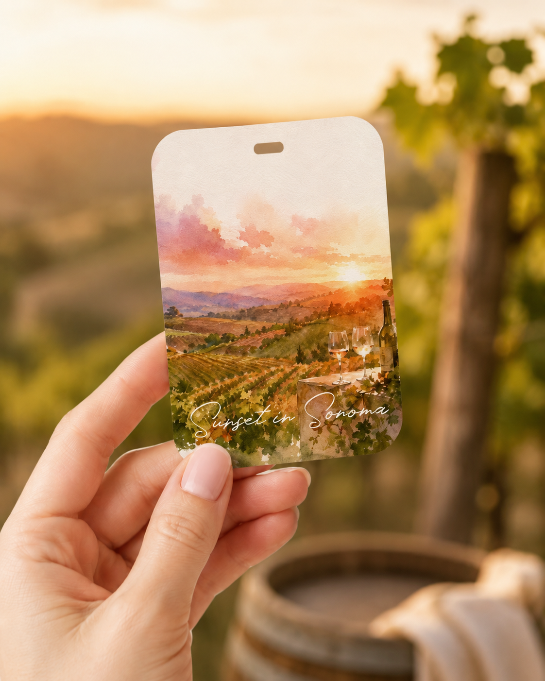 Sunset in Sonoma -Set of 6